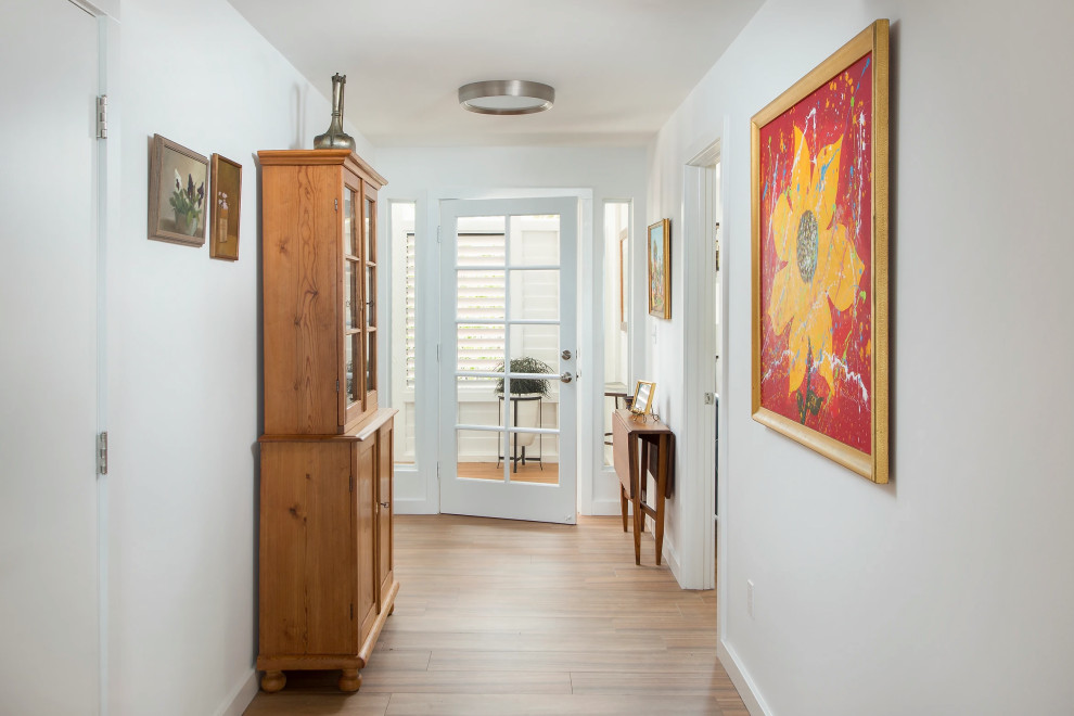 Custom french doors installation in Key West condo renovation project