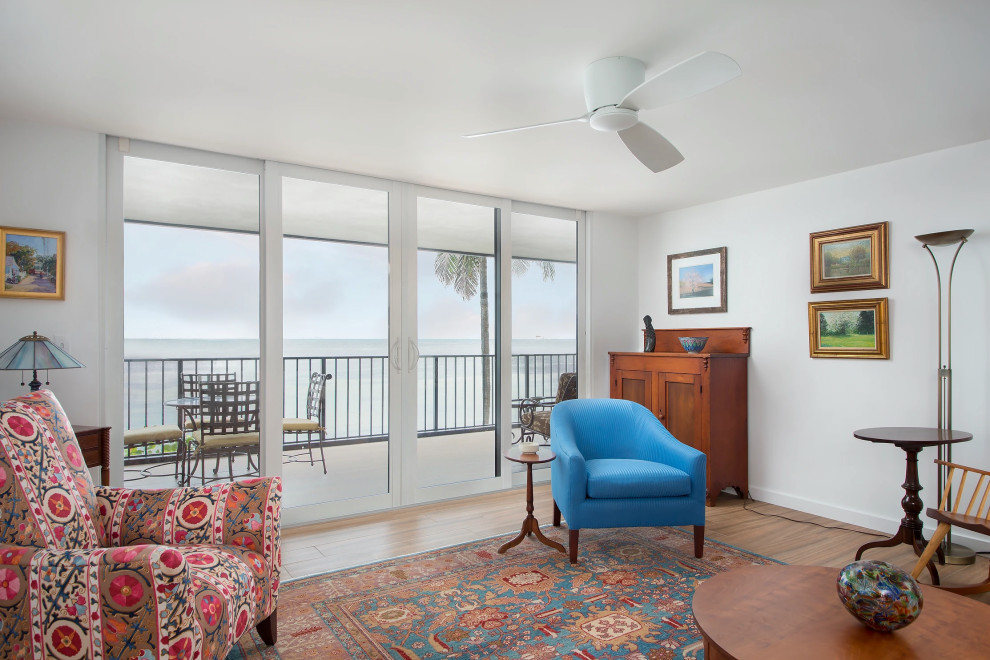 Custom patio door renovation in Key West beach condo with ocean views